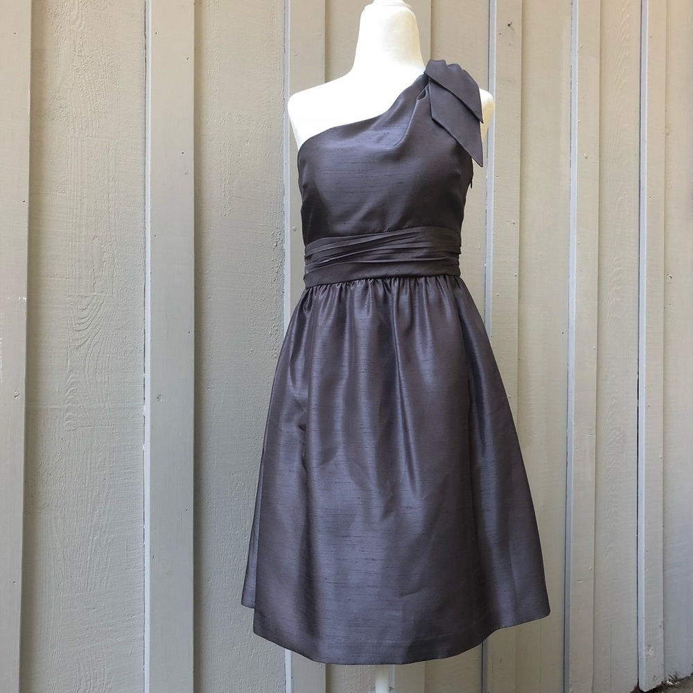Gorgeous Jenny Yoo One Shoulder A-Line Dress